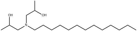 1,1'-(tridecylimino)bis-2-propanol Struktur