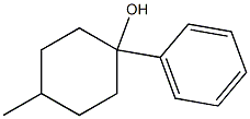 Cyclohexanol, 4-methyl-1-phenyl- Struktur