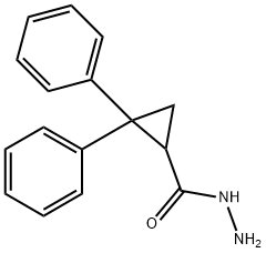 2,2-diphenylcyclopropanecarbohydrazide Struktur