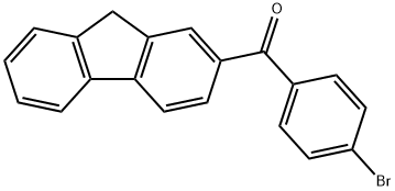 (4-bromophenyl)(9H-fluoren-2-yl)methanone Struktur