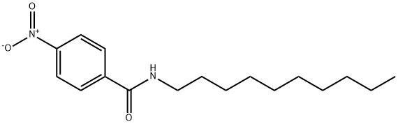 N-decyl-4-nitrobenzamide Struktur