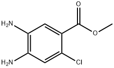 Benzoic acid, 4,5-diamino-2-chloro-, methyl ester Struktur