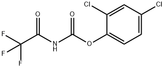 2,4-dichlorophenyl trifluoroacetylcarbamate Struktur