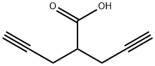 2-(prop-2-yn-1-yl)pent-4-ynoic acid Struktur