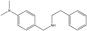 N,N-dimethyl-4-{[(2-phenylethyl)amino]methyl}aniline Struktur