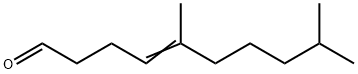 4-Decenal, 5,9-dimethyl- Struktur