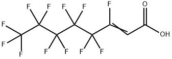 2-Octenoic acid, 3,4,4,5,5,6,6,7,7,8,8,8-dodecafluoro- Struktur