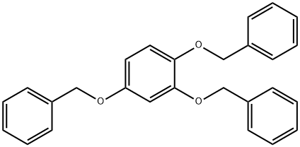 1,2,4-Tris(benzyloxy)benzene Struktur