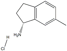 (R)-6-METHYL-2,3-DIHYDRO-1H-INDEN-1-AMINE HYDROCHLORIDE Struktur