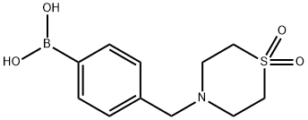 Boronic acid, [4-[(1,1-dioxido-4-thiomorpholinyl)methyl]phenyl]- (9CI)