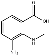 3-amino-2-(methylamino)benzoic acid Struktur