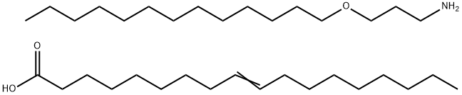 3-tridecyloxy-propyl-ammonium 9-octadecenoate Struktur