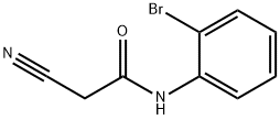 N-(2-bromophenyl)-2-cyanoacetamide Struktur