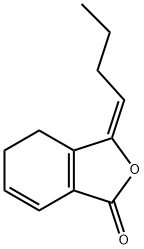 1(3H)-Isobenzofuranone, 3-butylidene-4,5-dihydro-, (3E)- Struktur