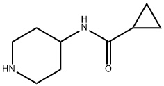 N-PIPERIDIN-4-YLCYCLOPROPANECARBOXAMIDE Struktur