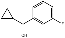 cyclopropyl(3-fluorophenyl)methanol Struktur