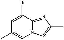 8-bromo-2,6-dimethylimidazo[1,2-a]pyridine Struktur