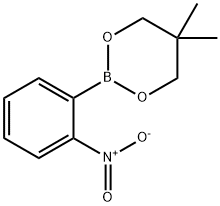 5,5-Dimethyl-2-(2-nitrophenyl)-1,3,2-dioxaborinane Struktur