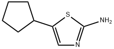 2-Amino-5-(cyclopentyl)thiazole Struktur