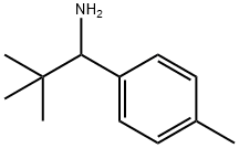 2,2-dimethyl-1-(4-methylphenyl)propan-1-amine Struktur