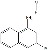 3-bromonaphthalen-1-amine hydrochloride Struktur