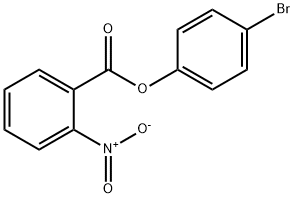 4-bromophenyl 2-nitrobenzoate Struktur