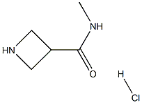 N-methylazetidine-3-carboxamide hydrochloride Struktur