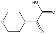 2-oxo-2-(tetrahydro-2H-pyran-4-yl)acetic acid Struktur