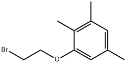 1-(2-bromoethoxy)-2,3,5-trimethylbenzene Struktur