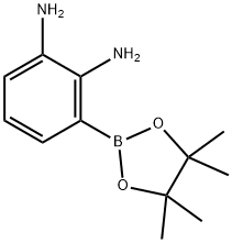 3-(4,4,5,5-Tetramethyl-[1,3,2]dioxaborolan-2-yl)-benzene-1,2-diamine Struktur