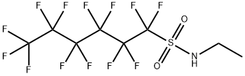 N-Ethyl perfluorohexylsulfonamide Struktur