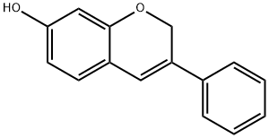 3-phenyl-2H-chromen-7-ol Struktur