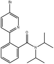 2-(5-bromopyridin-2-yl)-N,N-diisopropylbenzamide Struktur