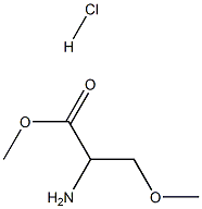 methyl 2-amino-3-methoxypropanoate hydrochloride Struktur