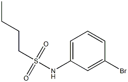 N-(3-bromophenyl)butane-1-sulfonamide Struktur