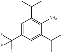 2,6-diisopropyl-4-(trifluoromethyl)aniline Struktur