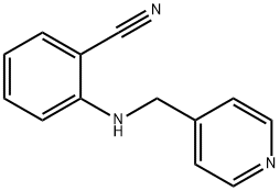 2-[(pyridin-4-ylmethyl)amino]benzonitrile Struktur