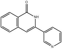 3-(pyridin-3-yl)isoquinolin-1-(2H)-one Struktur