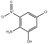 2-Amino-5-chloro-3-nitrophenol Struktur