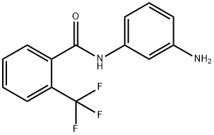 N-(3-aminophenyl)-2-(trifluoromethyl)benzamide Struktur