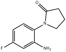 1-(2-amino-4-fluorophenyl)pyrrolidin-2-one Struktur