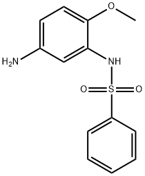 N-(5-amino-2-methoxyphenyl)benzenesulfonamide Struktur