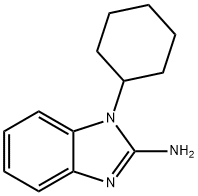 1-cyclohexyl-1H-1,3-benzodiazol-2-amine Struktur