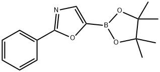 2-phenyl-5-(4,4,5,5-tetramethyl-1,3,2-dioxaborolan-2-yl)oxazole Struktur