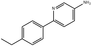 3-AMINO-6-(4-ETHYLPHENYL)PYRIDINE Struktur