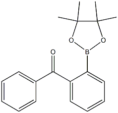 phenyl-[2-(4,4,5,5-tetramethyl-1,3,2-dioxaborolan-2-yl)phenyl]methanone Struktur