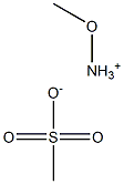 methoxyazanium methanesulfonate Struktur