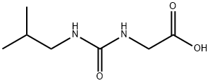 (isobutylcarbamoyl)glycine Struktur