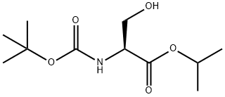 N-tert-butyl-L-serineisopropyl ester Struktur