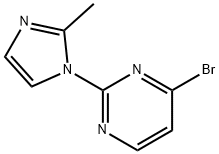 4-Bromo-2-(2-methylimidazol-1-yl)pyrimidine Struktur